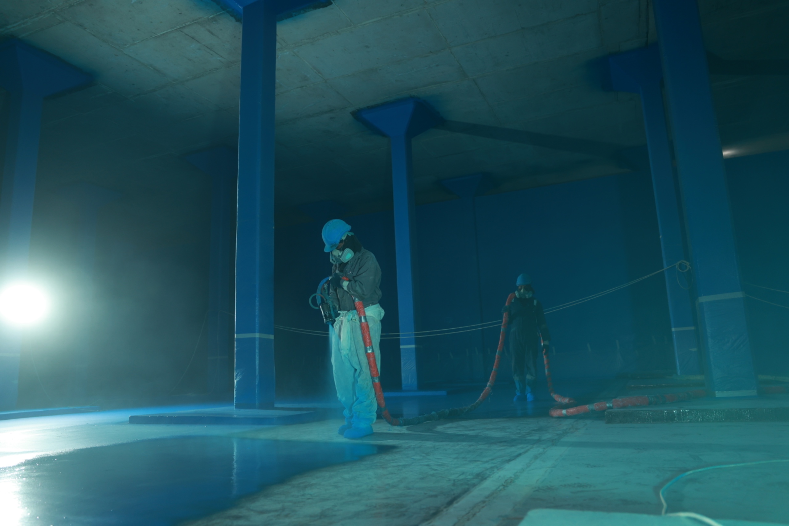 Protective coating application