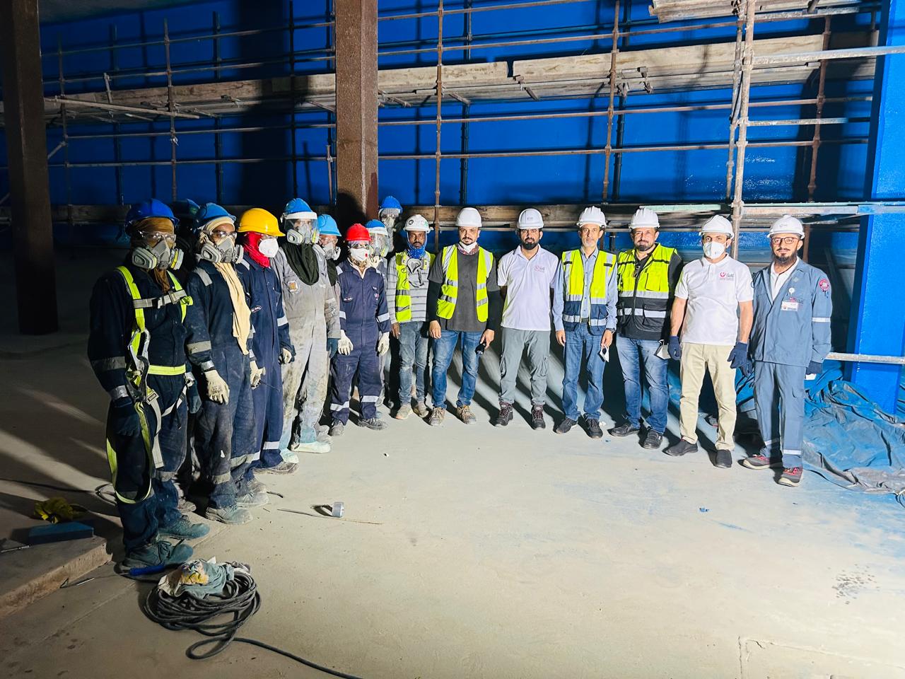 Technical equipment and components ready for dispatch