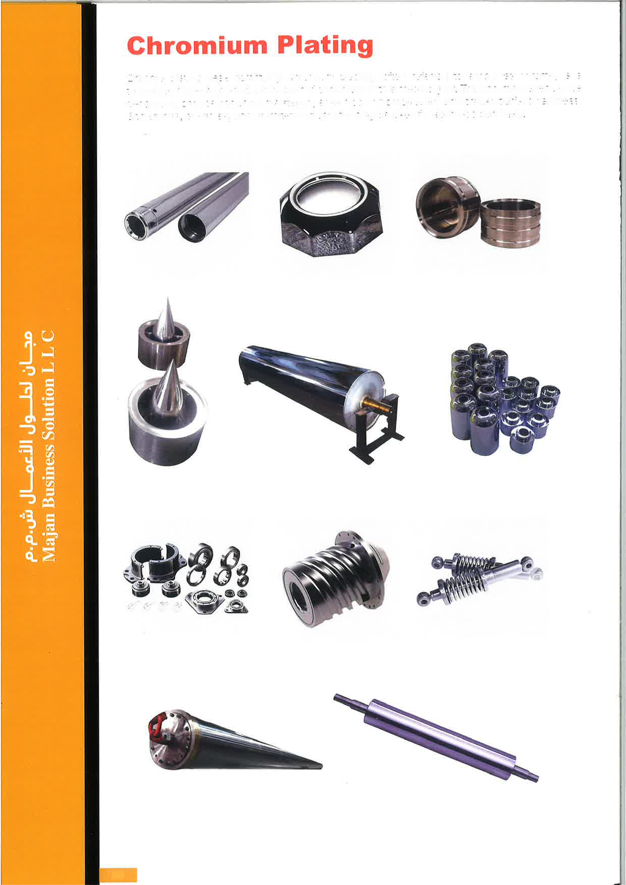 Chromium plating products page